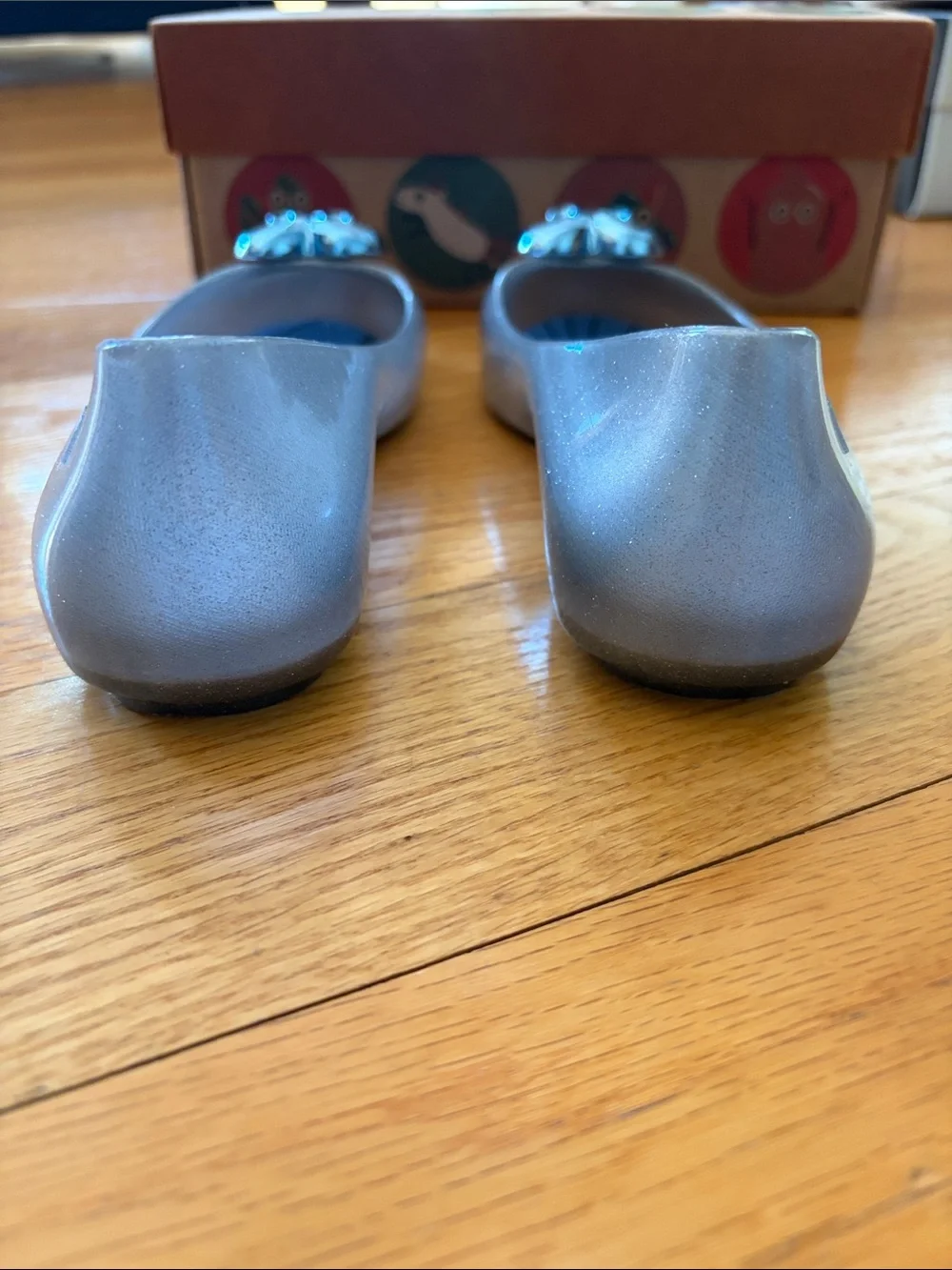 Mini Melissa - Disney Cinderella Light Blue Ballet Flats